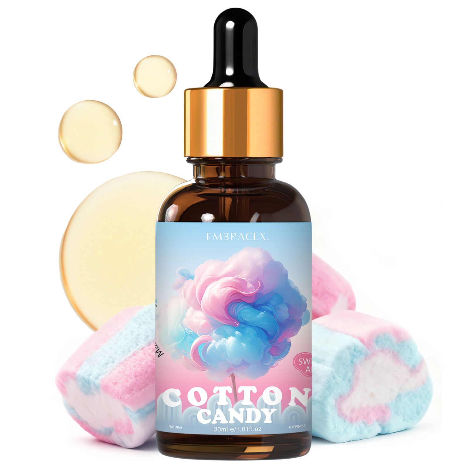 Candle Fragrance Supplies - 30ml Cotton Candy Essential Oil Car