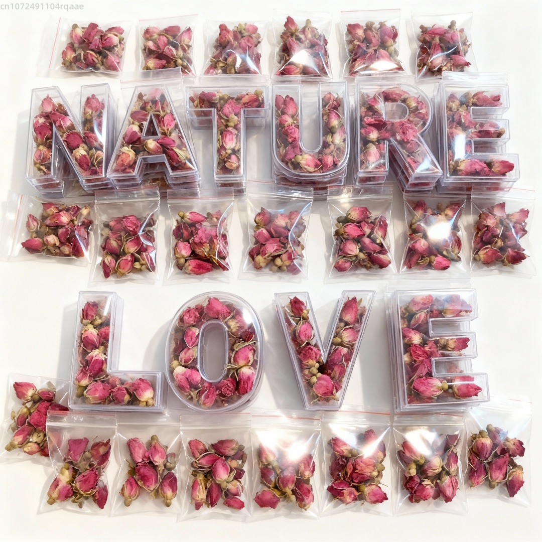 Candle Fragrance Supplies - 250/500g Natural Rose Dried Flowers Jasmine