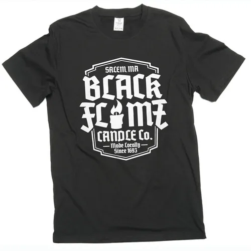 Black Tin Candle - Men's Black Flame Candle Co T