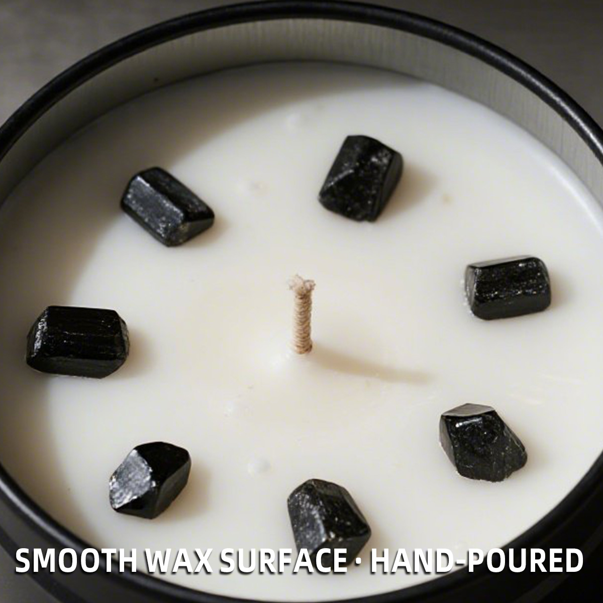 1pc New Moon Scented Candles C - огляд і ціна Black Tin Candle