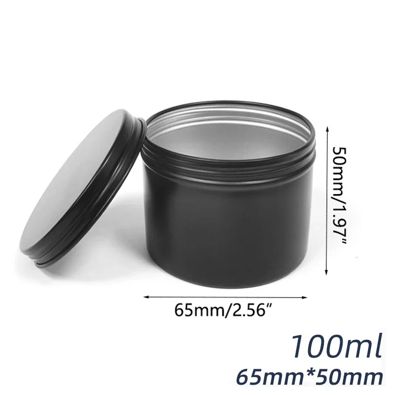 10/20/30Pcs 100/120ml Round Al - огляд і ціна Black Tin Candle