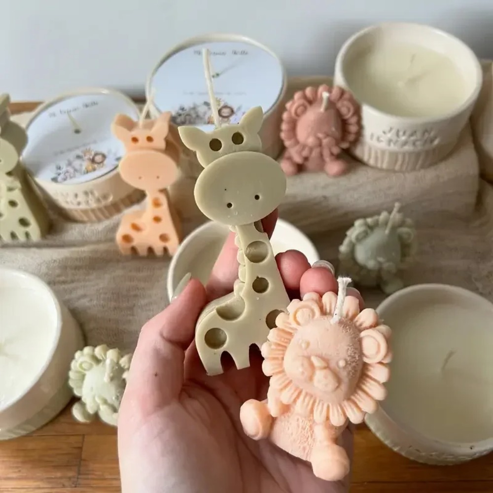 Lion and Giraffe Silicone Mold - огляд і ціна Candle Fragrance Supplies