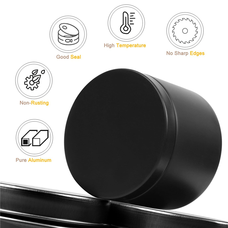 A93E-48Pcs Black Candle Tins,  - огляд і ціна Black Tin Candle