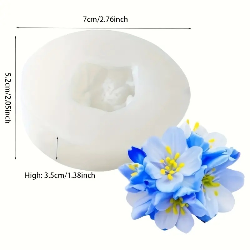 2pcs Silicone Mold Set, Cherry - огляд і ціна Candle Fragrance Supplies