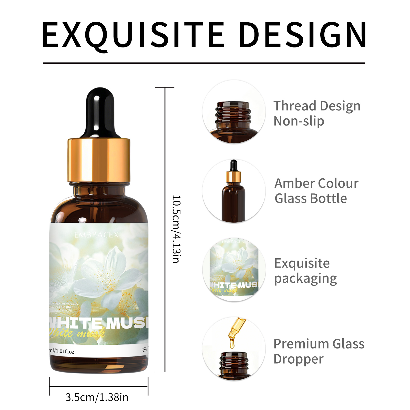 30ml White Musk Essential Oil  - огляд і ціна Candle Fragrance Supplies