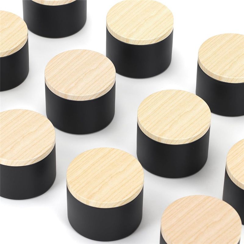 24 Pack 4 Oz Black Candle Tins - огляд і ціна Black Tin Candle